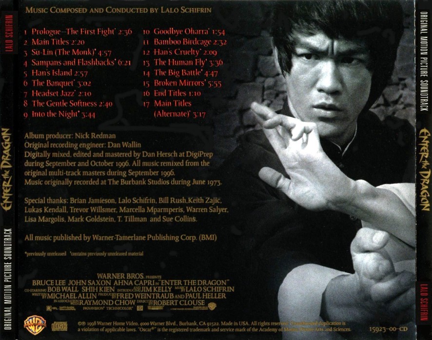 Enter The Dragon : Back